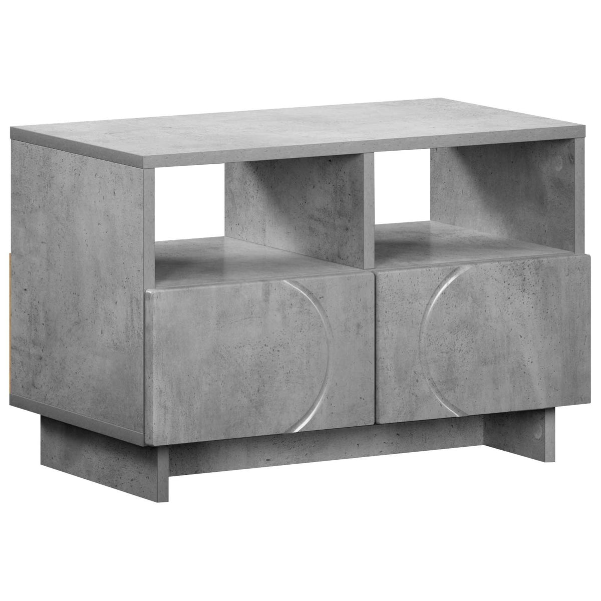 TV Stand 60 x 34.5 x 40 cm Concrete Grey Engineered Wood