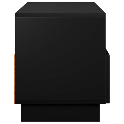TV Stand 90 x 34.5 x 40 cm Black Engineered Wood