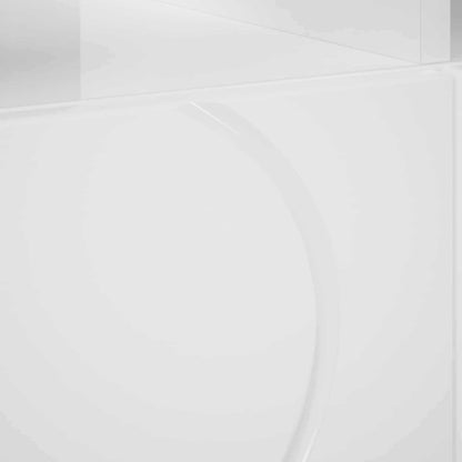 TV Stand 90 x 34.5 x 40 cm High Gloss White Engineered Wood