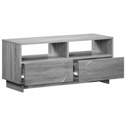 TV Stand 90 x 34.5 x 40 cm Grey Sonoma Engineered Wood