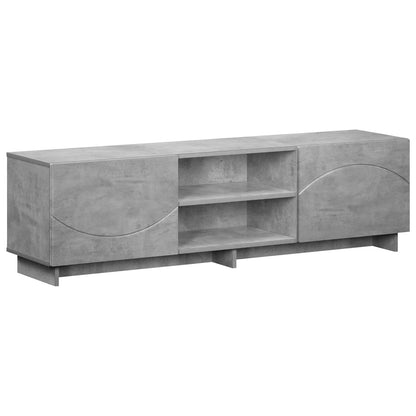 TV Stand 140 x 34.5 x 40 cm Concrete Grey Engineered Wood