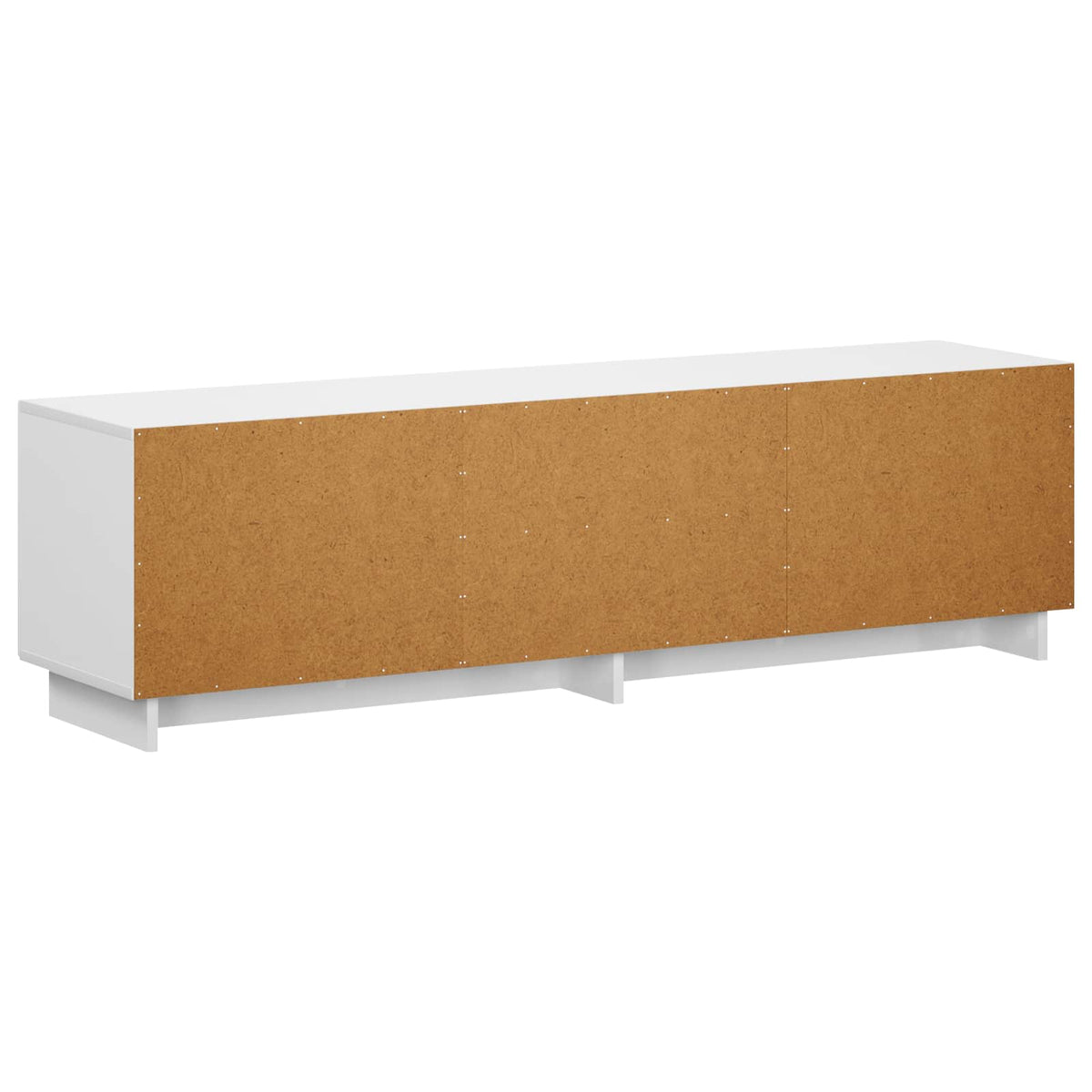 TV Stand 140 x 34.5 x 40 cm High Gloss White Engineered Wood