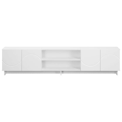 TV Stand 180 x 34.5 x 40 cm White Engineered Wood
