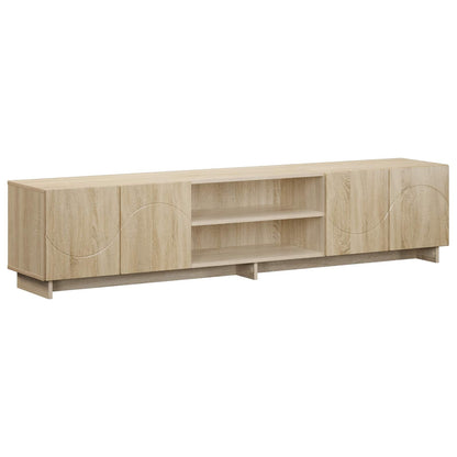 TV Stand 180 x 34.5 x 40 cm Sonoma Oak Engineered Wood