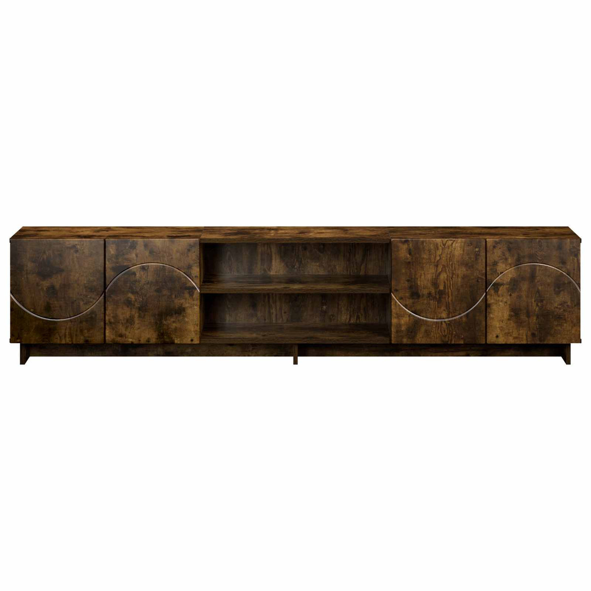 TV Stand 180 x 34.5 x 40 cm Smoked Oak Engineered Wood