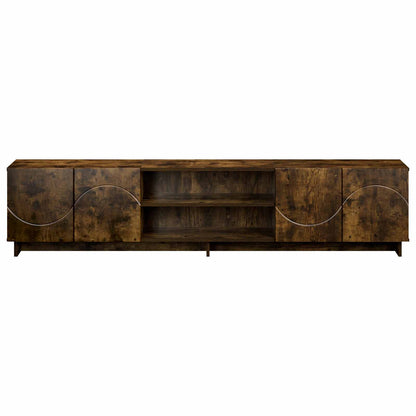 TV Stand 180 x 34.5 x 40 cm Smoked Oak Engineered Wood