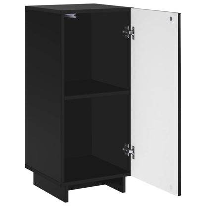 Sideboard Black 33.5 x 34.5 x 75 cm Engineered Wood