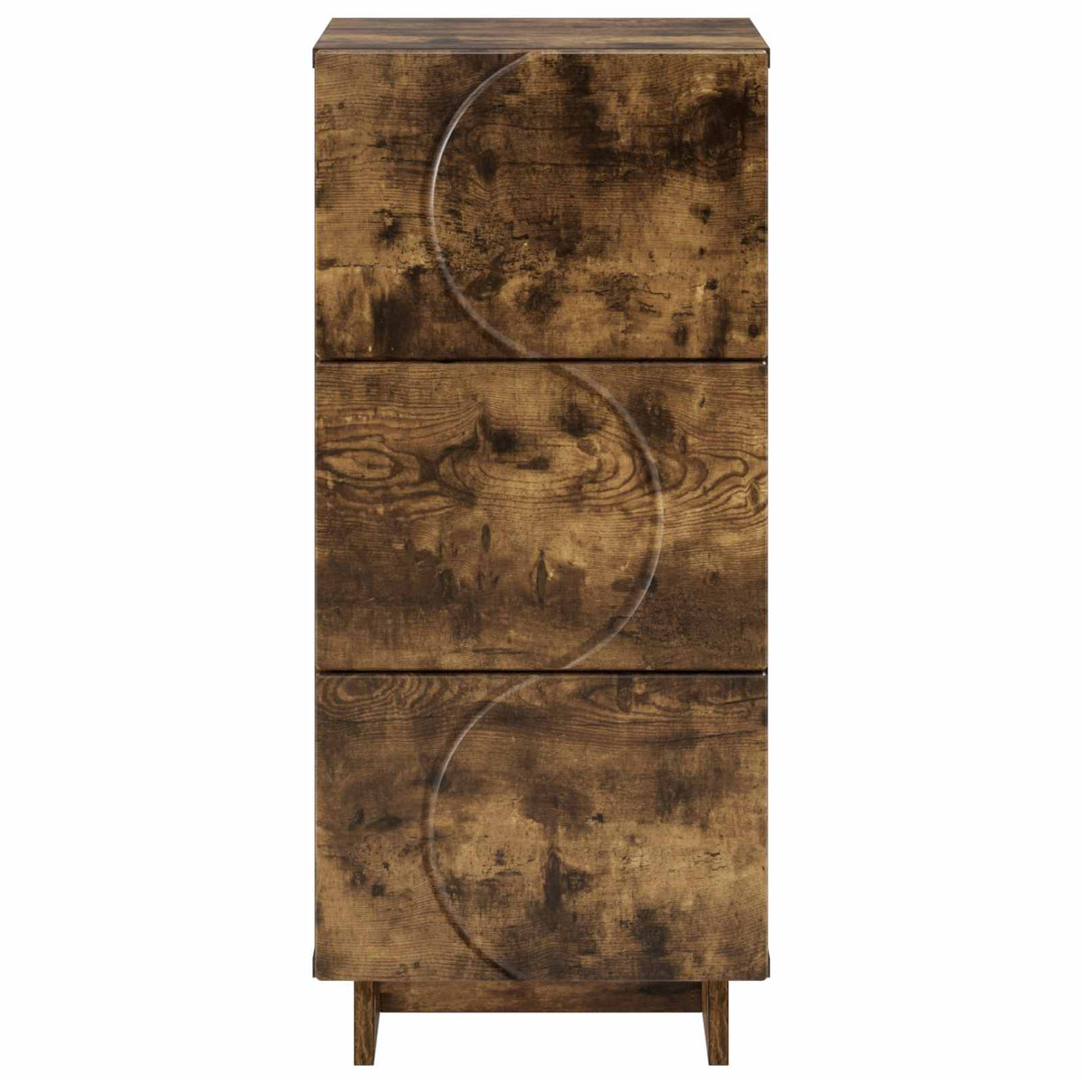 Sideboard Smoked Oak 33.5 x 34.5 x 75 cm Engineered Wood