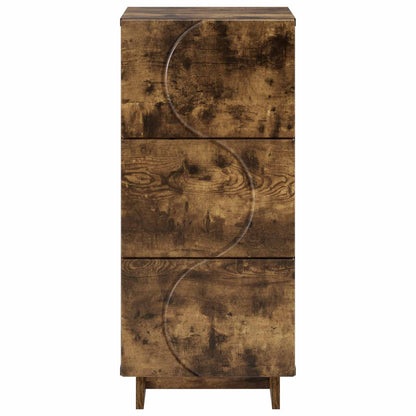 Sideboard Smoked Oak 33.5 x 34.5 x 75 cm Engineered Wood