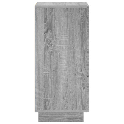 Sideboard Grey Sonoma 33.5 x 34.5 x 75 cm Engineered Wood