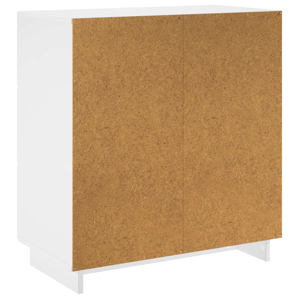 Sideboard High Gloss White 70 x 38 x 75 cm Engineered Wood