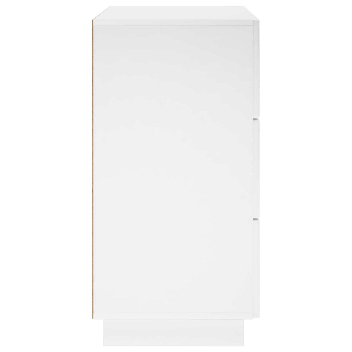 Sideboard High Gloss White 70 x 38 x 75 cm Engineered Wood