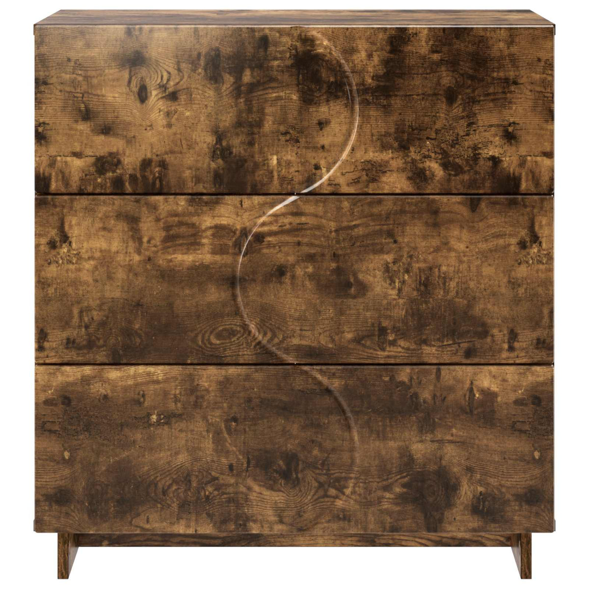 Sideboard Smoked Oak 70 x 38 x 75 cm Engineered Wood