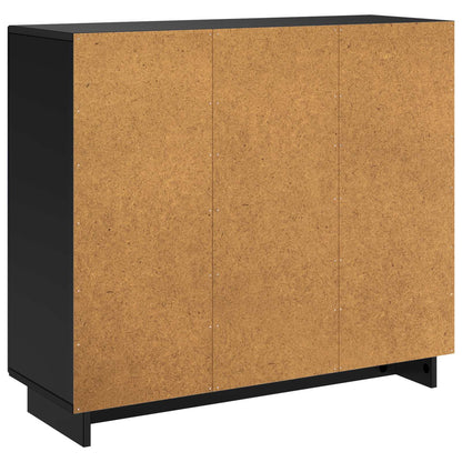 Sideboard Black 85.5 x 31 x 75 cm Engineered Wood