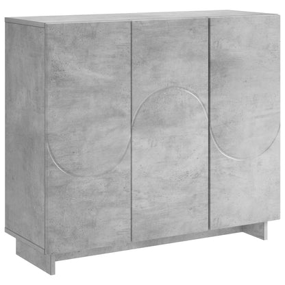 Sideboard Concrete Grey 85.5 x 31 x 75 cm Engineered Wood