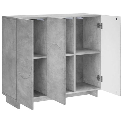 Sideboard Concrete Grey 85.5 x 31 x 75 cm Engineered Wood