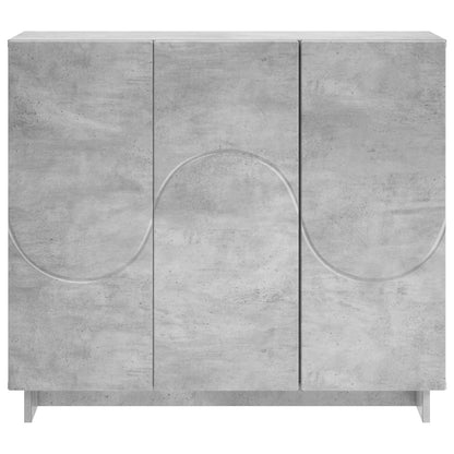Sideboard Concrete Grey 85.5 x 31 x 75 cm Engineered Wood
