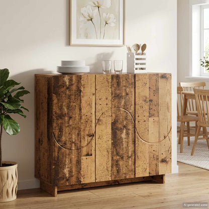 Sideboard Old Wood 85.5 x 31 x 75 cm Engineered Wood