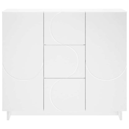 Sideboard White 85.5 x 31 x 75 cm Engineered Wood
