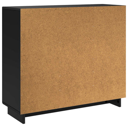 Sideboard Black 85.5 x 31 x 75 cm Engineered Wood