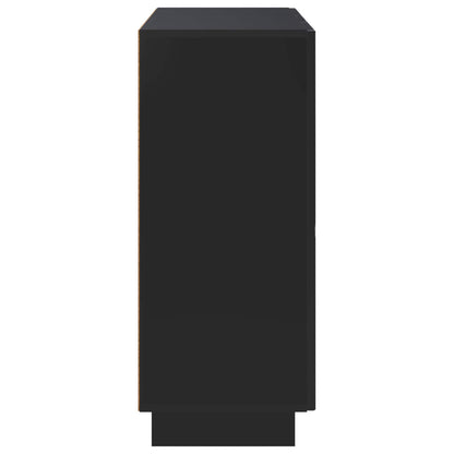 Sideboard Black 85.5 x 31 x 75 cm Engineered Wood