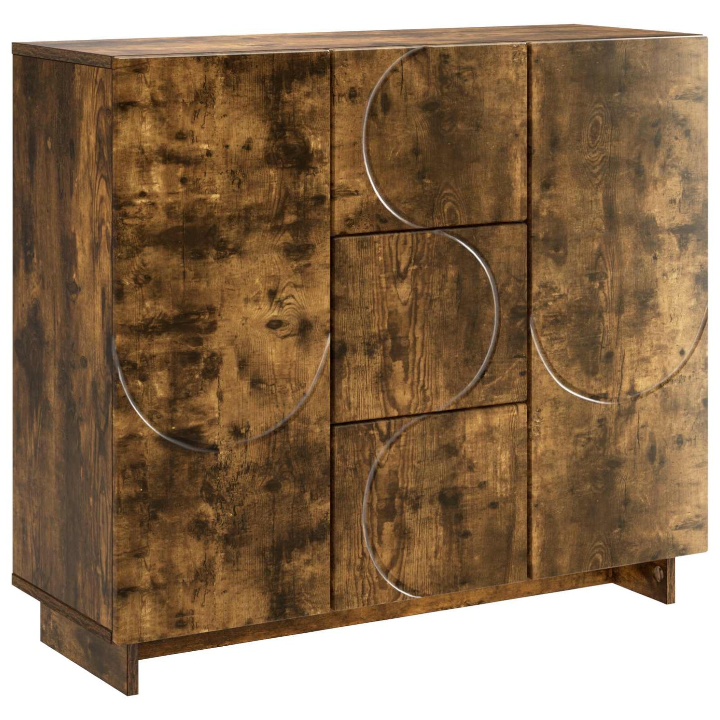Sideboard Smoked Oak 85.5 x 31 x 75 cm Engineered Wood