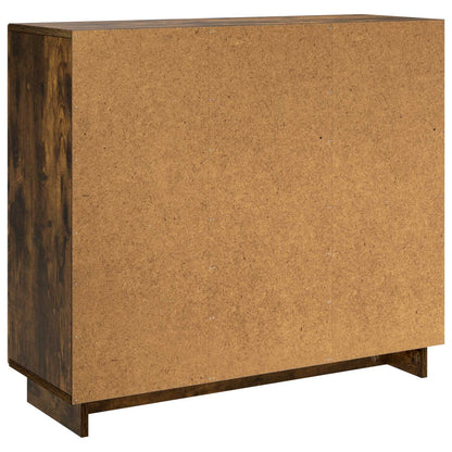Sideboard Smoked Oak 85.5 x 31 x 75 cm Engineered Wood