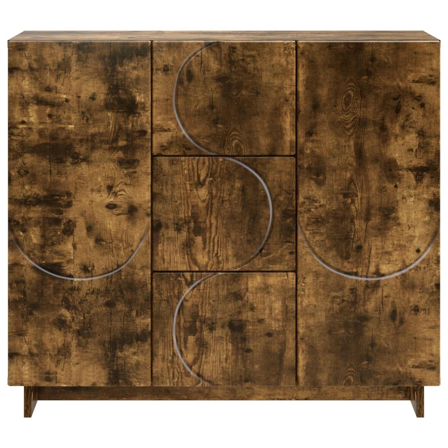 Sideboard Smoked Oak 85.5 x 31 x 75 cm Engineered Wood
