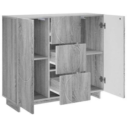 Sideboard Grey Sonoma 85.5 x 31 x 75 cm Engineered Wood