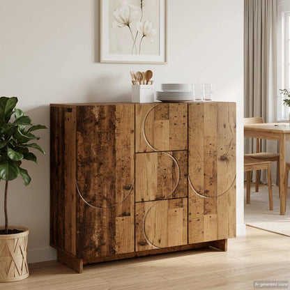 Sideboard Old Wood 85.5 x 31 x 75 cm Engineered Wood