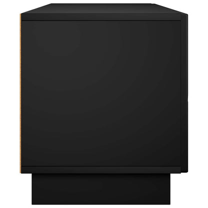 TV Stand 140 x 34.5 x 40 cm Black Engineered Wood