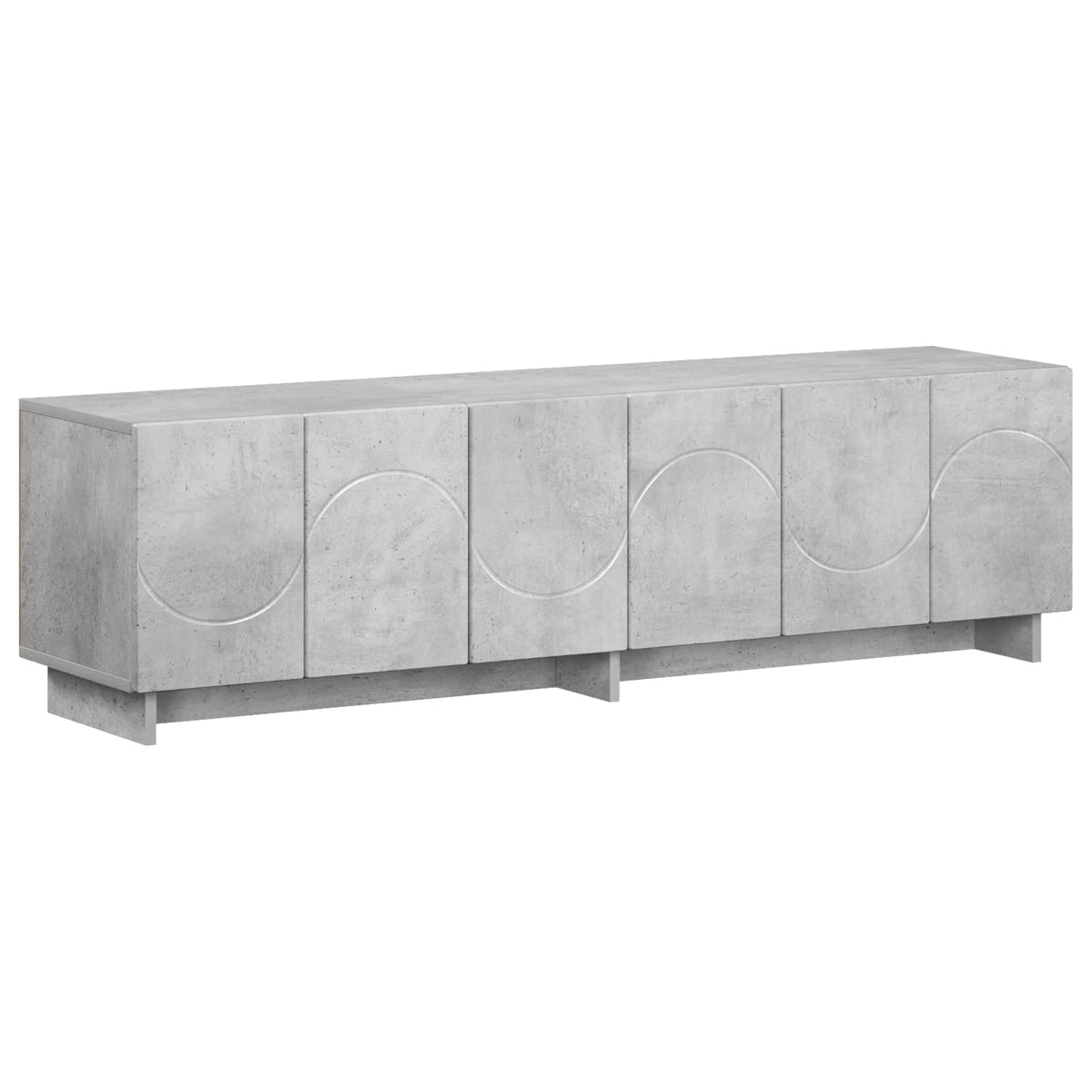 TV Stand 140 x 34.5 x 40 cm Concrete Grey Engineered Wood