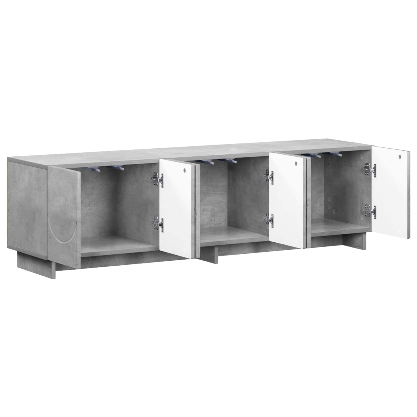 TV Stand 140 x 34.5 x 40 cm Concrete Grey Engineered Wood