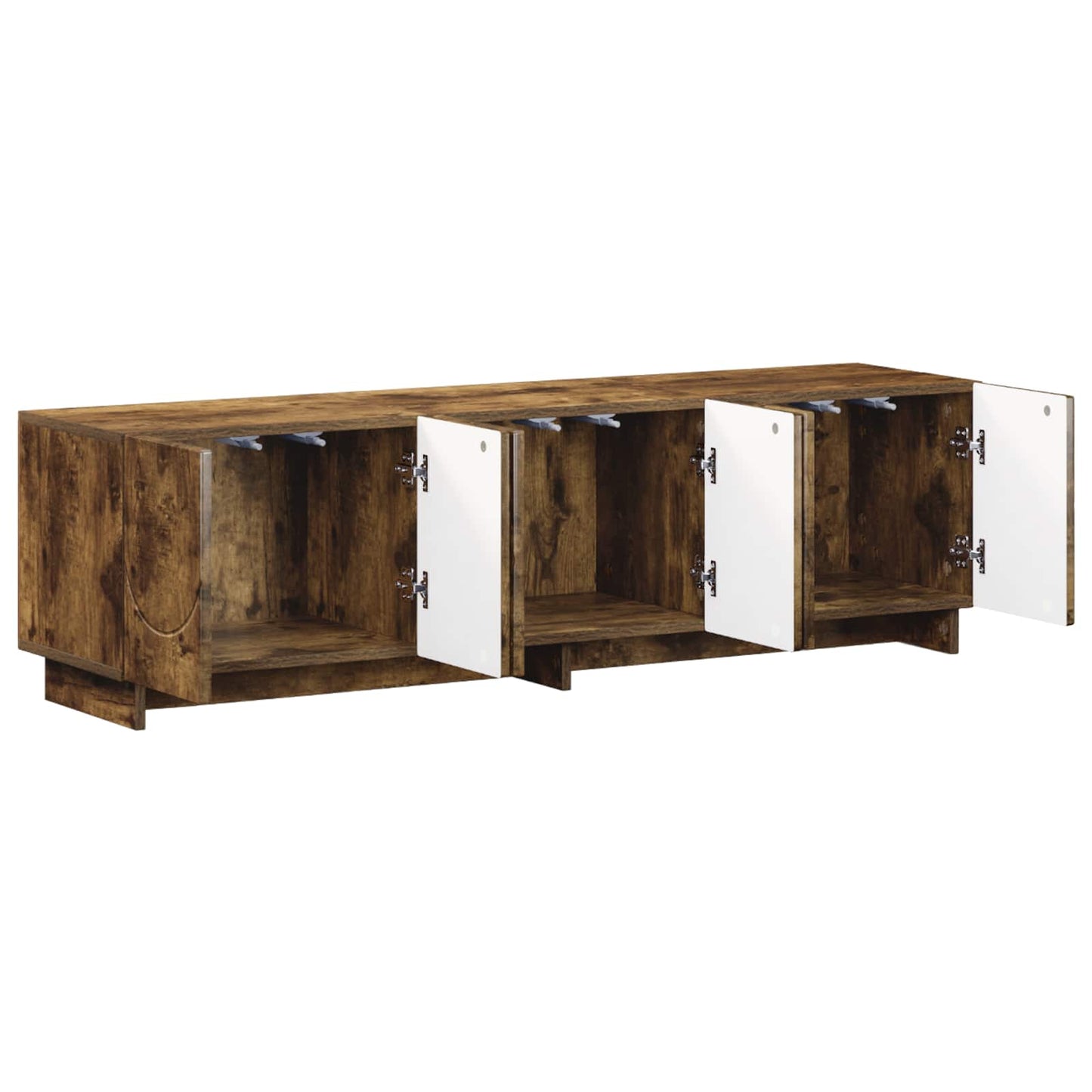 TV Stand 140 x 34.5 x 40 cm Smoked Oak Engineered Wood