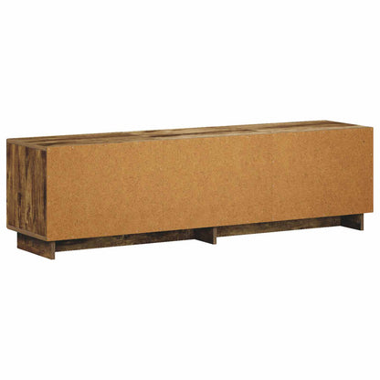 TV Stand 140 x 34.5 x 40 cm Smoked Oak Engineered Wood