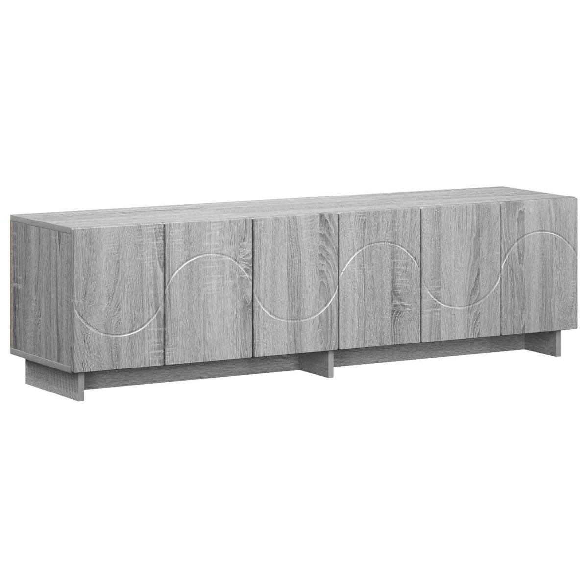 TV Stand 140 x 34.5 x 40 cm Grey Sonoma Engineered Wood