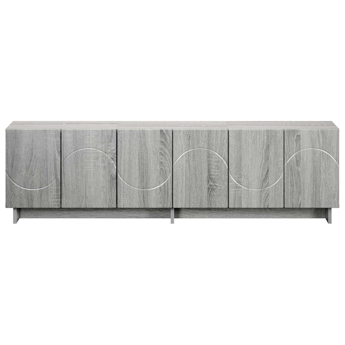 TV Stand 140 x 34.5 x 40 cm Grey Sonoma Engineered Wood