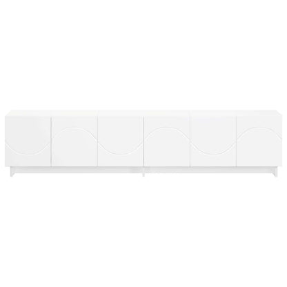 TV Stand 180 x 34.5 x 40 cm White Engineered Wood