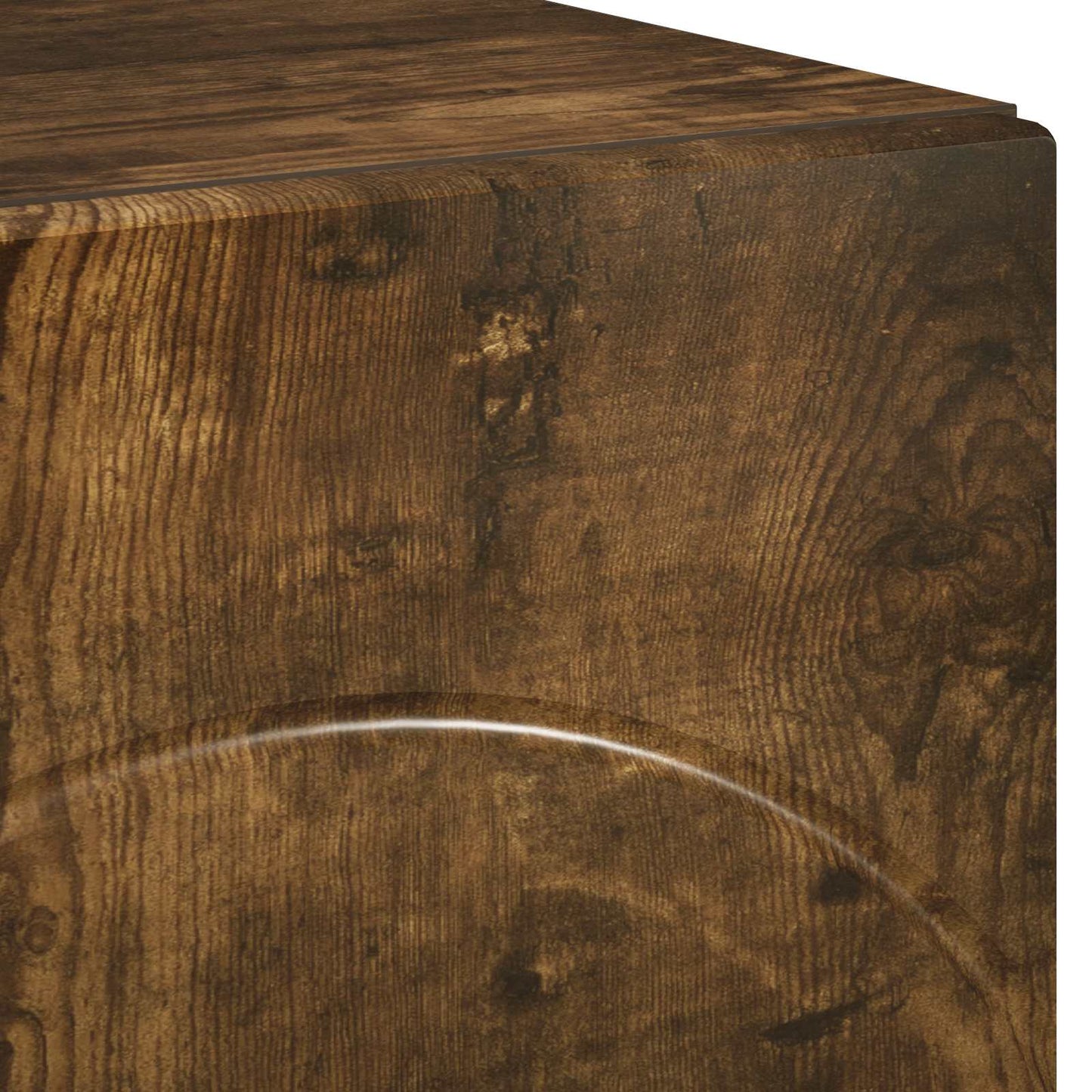 TV Stand 180 x 34.5 x 40 cm Smoked Oak Engineered Wood