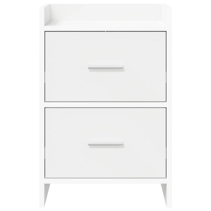 Bedside Tables 2 pcs White 40 x 30 x 60 cm Engineered Wood