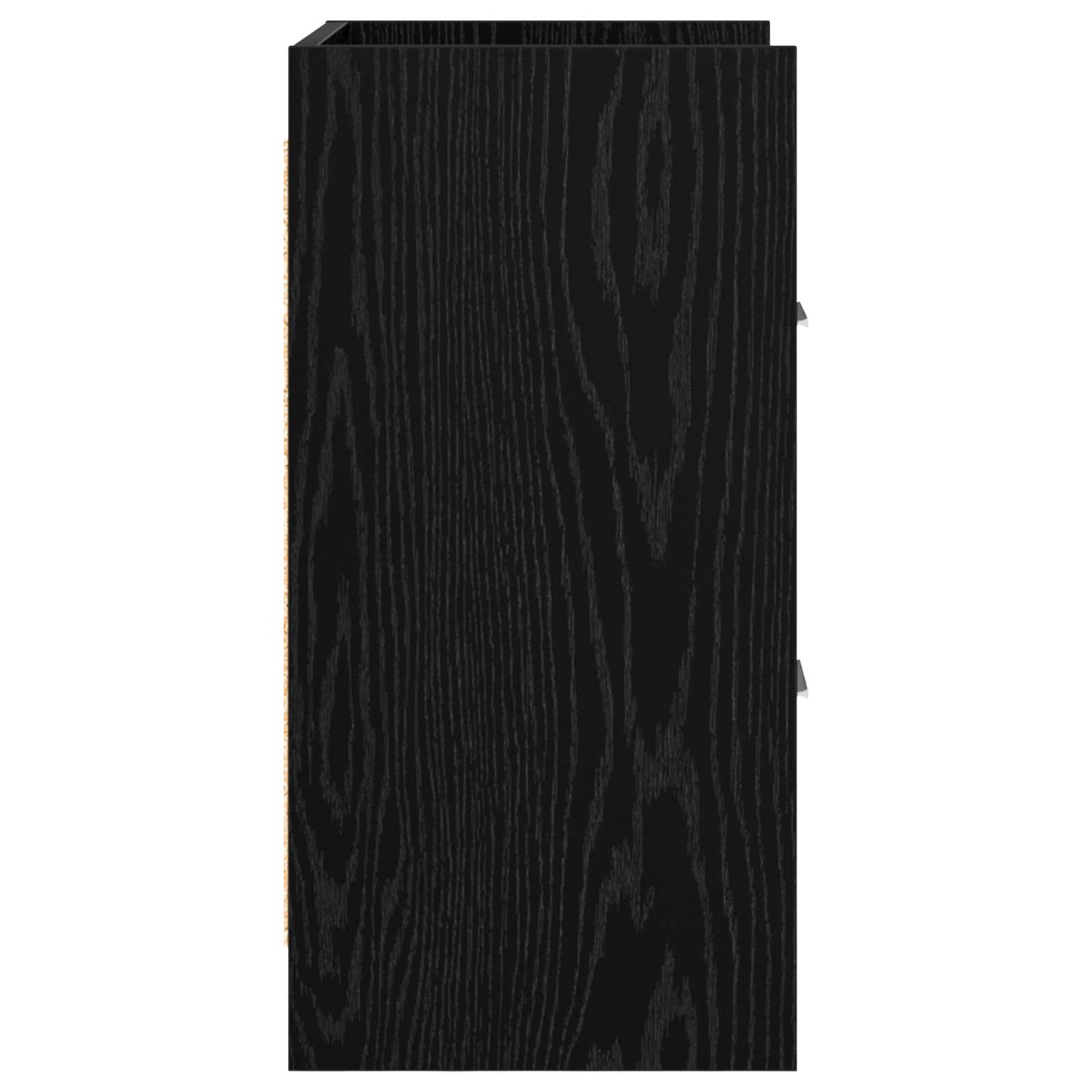 Bedside Tables 2 pcs Black Oak 40 x 30 x 60 cm Engineered Wood