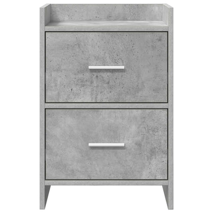 Bedside Tables 2 pcs Concrete Grey 40 x 30 x 60 cm