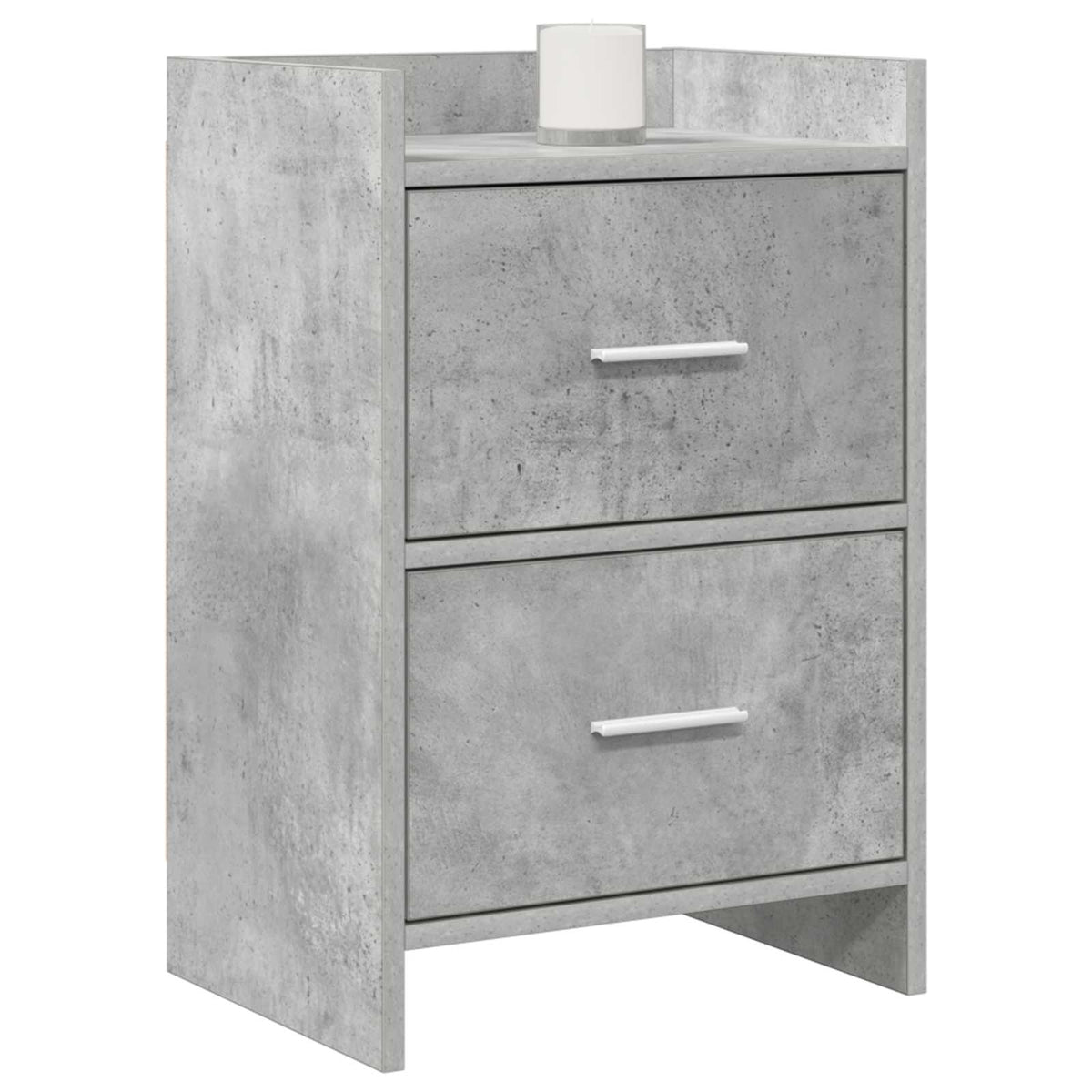 Bedside Tables 2 pcs Concrete Grey 40 x 30 x 60 cm