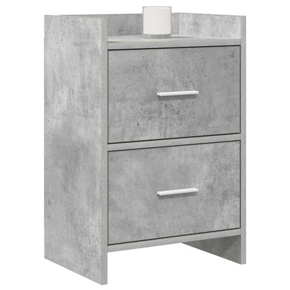 Bedside Tables 2 pcs Concrete Grey 40 x 30 x 60 cm