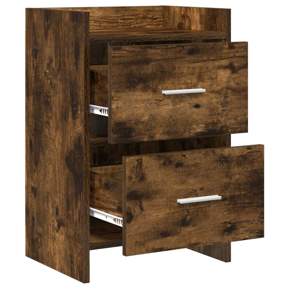 Bedside Tables 2 pcs Smoked Oak 40 x 30 x 60 cm Engineered Wood