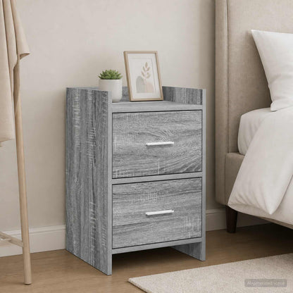 Bedside Tables 2 pcs Grey Sonoma 40 x 30 x 60 cm