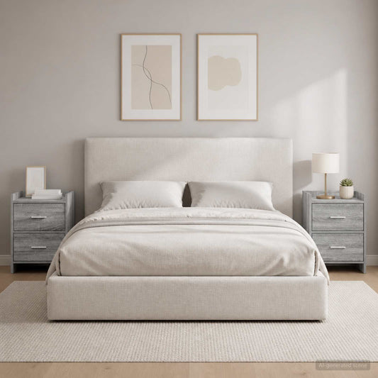 Bedside Tables 2 pcs Grey Sonoma 40 x 30 x 60 cm