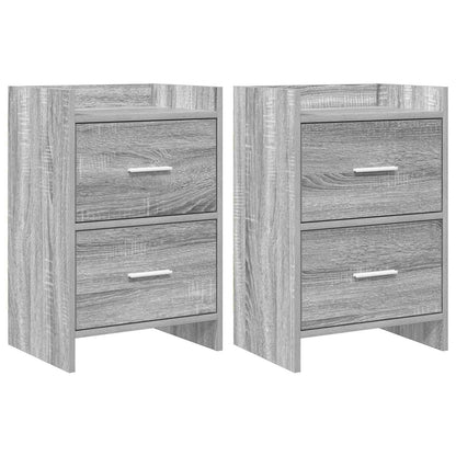 Bedside Tables 2 pcs Grey Sonoma 40 x 30 x 60 cm