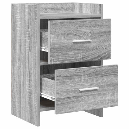 Bedside Tables 2 pcs Grey Sonoma 40 x 30 x 60 cm