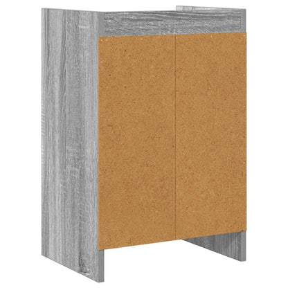Bedside Tables 2 pcs Grey Sonoma 40 x 30 x 60 cm
